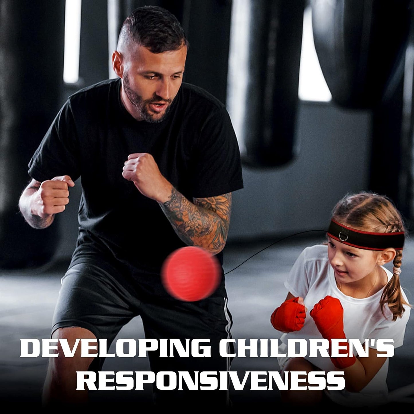 Boxing Reflex Ball Headband Set, Boxing Equipment, Include 4 Different Ball